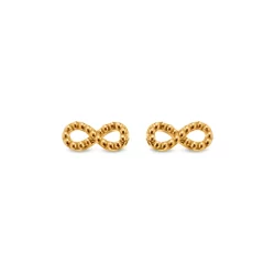 Brinco Life Vivara Infinito Com Banho Ouro Amarelo